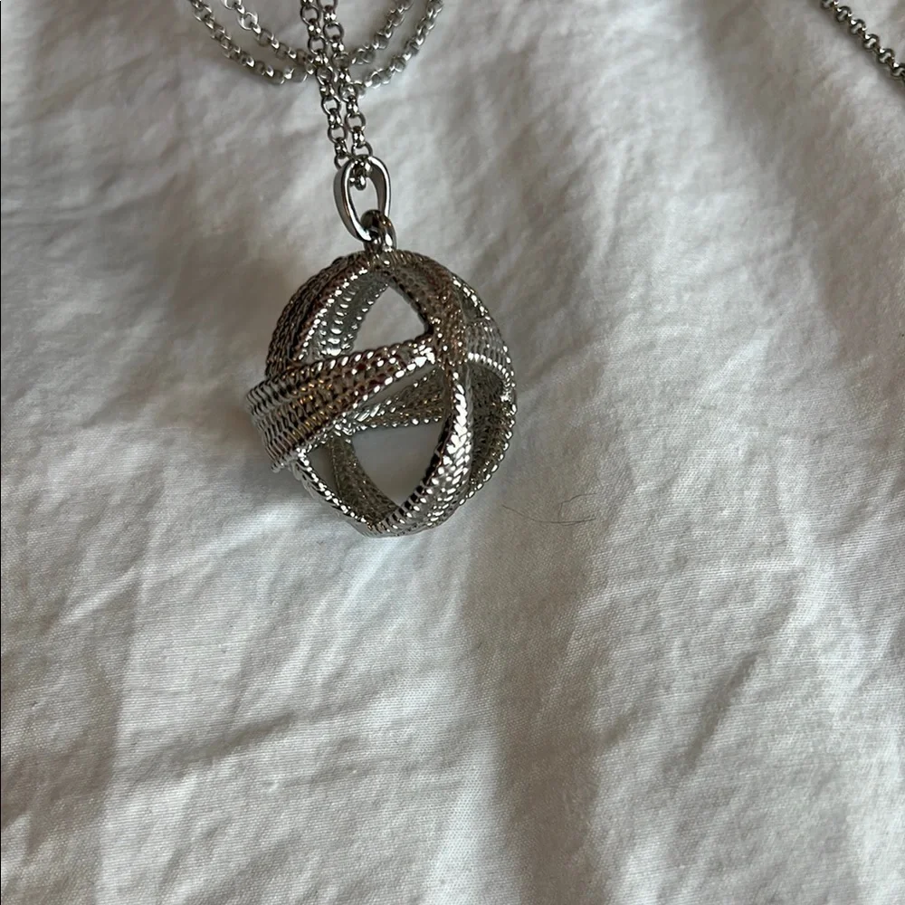 Silver Pendant Necklace - Picture 3 of 3